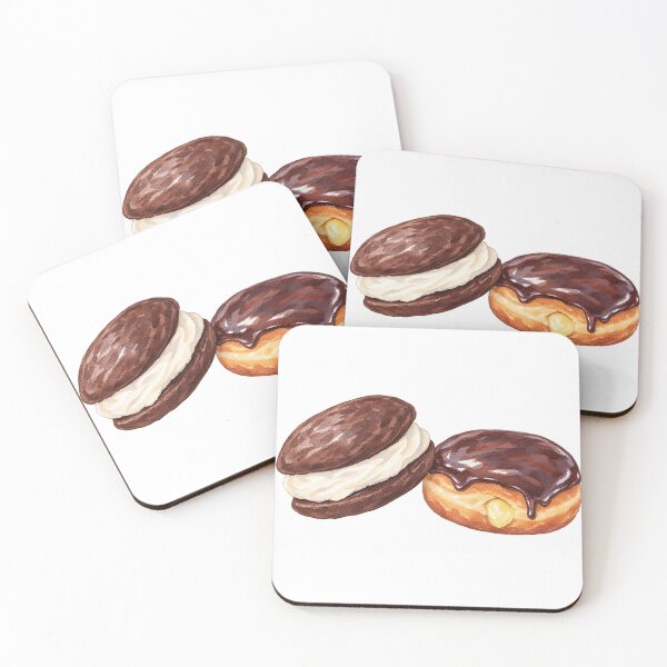 Item preview, Whoopie Pie & Boston Cream Donut designed and sold by saltyhydrangea.