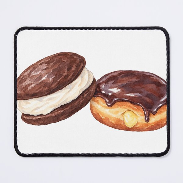 Item preview, Whoopie Pie & Boston Cream Donut designed and sold by saltyhydrangea.