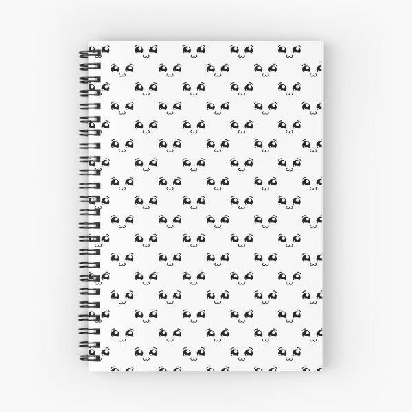 Item preview, Cute kawaii joyful uwu face pattern designed and sold by BlushyPrint.