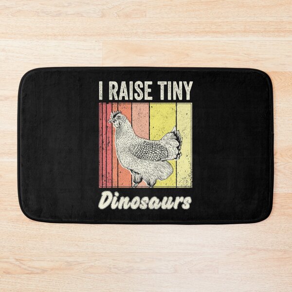 Item preview, I Raise Tiny Dinosaurs Funny Retro Vintage Farmer Chicken designed and sold by Saad Akchich.