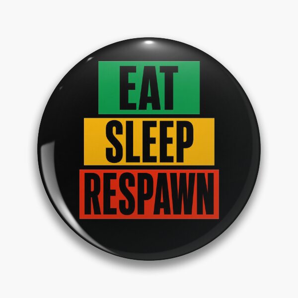Item preview, Eat Sleep Respawn Funny Gamer Quote designed and sold by the-dovlat.