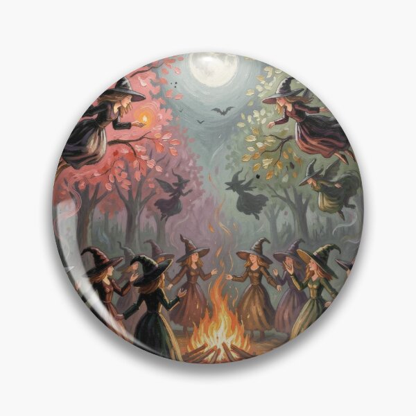 Item preview, Moonlit Witch Dance – Monet Night Flow designed and sold by FotoworldEdel.