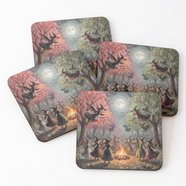 Item preview, Moonlit Witch Dance – Monet Night Flow designed and sold by FotoworldEdel.
