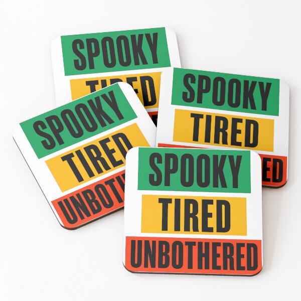 Item preview, Spooky Tired Unbothered Funny Halloween Quote designed and sold by the-dovlat.