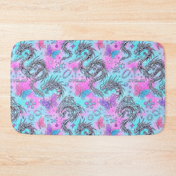 Item preview, Tribal Dragons & Butterfly Hair Clips Y2K Cyber Pattern designed and sold by StickVerse by Owais.