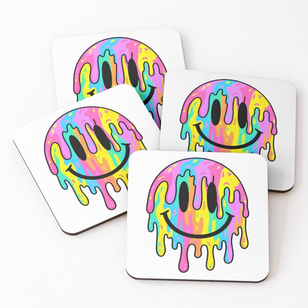 Item preview, Colorful melting smiley face - Retro Pop Art & Trippy Vibes designed and sold by Artdavesalzburg.