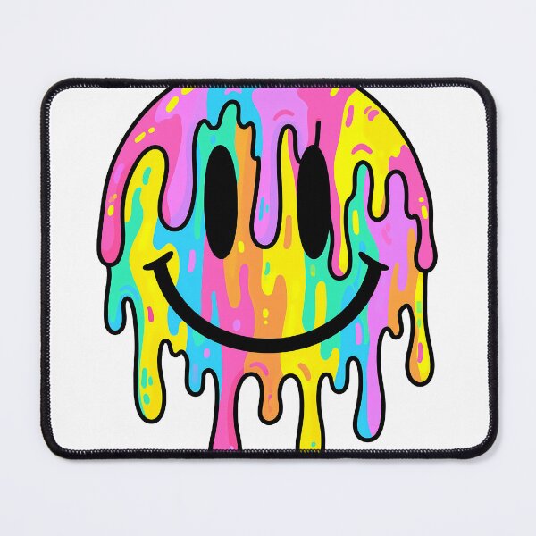 Item preview, Colorful melting smiley face - Retro Pop Art & Trippy Vibes designed and sold by Artdavesalzburg.