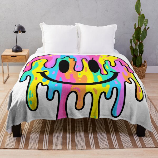 Item preview, Colorful melting smiley face - Retro Pop Art & Trippy Vibes designed and sold by Artdavesalzburg.