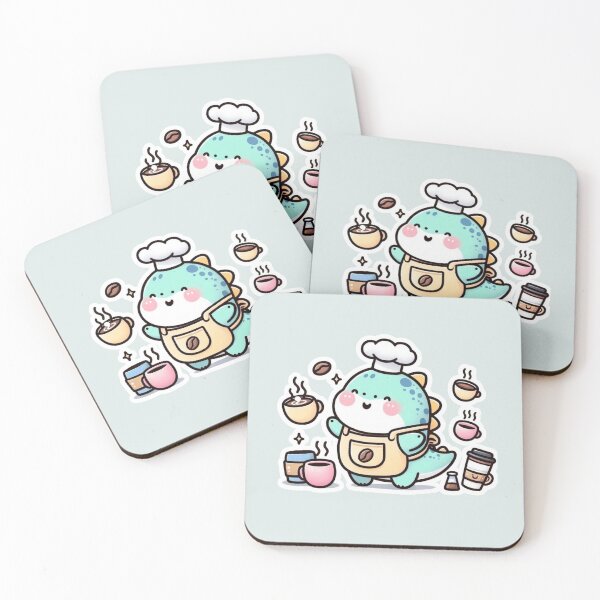 Item preview, Tiny Chef, Big Brew | Dinosaur Barista designed and sold by Safe Haven Pets.