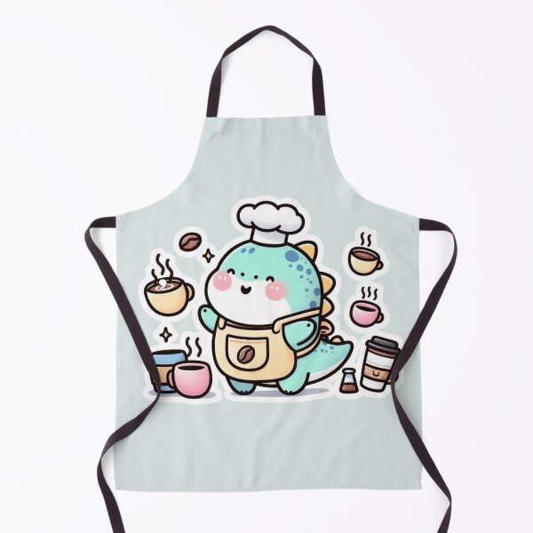 Item preview, Tiny Chef, Big Brew | Dinosaur Barista designed and sold by Safe Haven Pets.