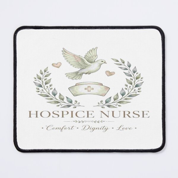 Item preview, Hospice Nurse Comfort Dignity Love - Compassion Tee designed and sold by Petringo.
