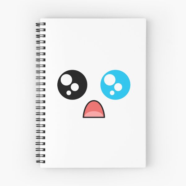 Item preview, Cute kawaii surprides blue eye face designed and sold by BlushyPrint.