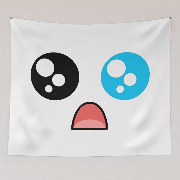 Item preview, Cute kawaii surprides blue eye face designed and sold by BlushyPrint.