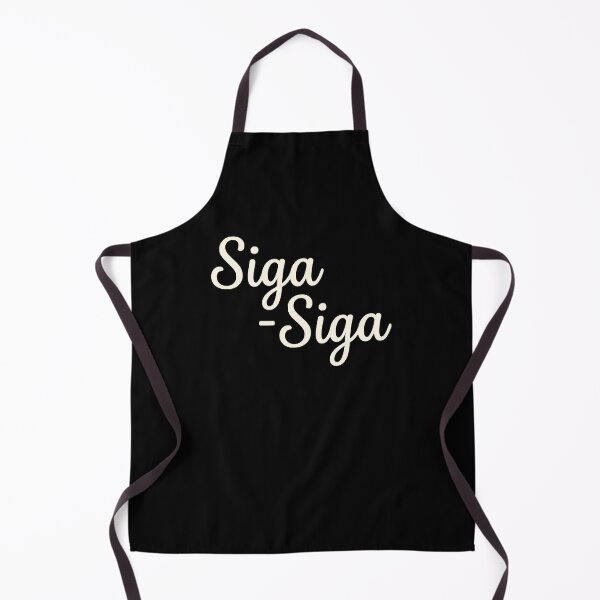 Item preview, Siga Siga Greek Quote Minimalist Typography Black Aesthetic designed and sold by MavtM.