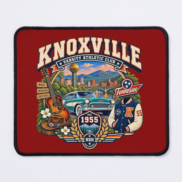 Item preview, Knoxville Tennessee Varsity 1955 Design designed and sold by Normandy Road Heritage™ - Vintage Garage Art.