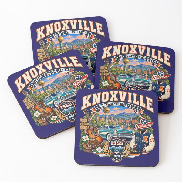 Item preview, Knoxville Tennessee Varsity 1955 Design designed and sold by Normandy Road Heritage™ - Vintage Garage Art.