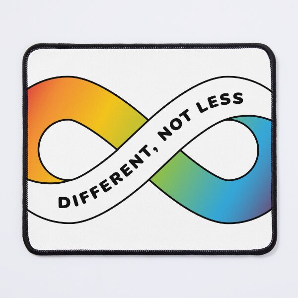 Item preview, Different Not Less Rainbow Infinity designed and sold by debra's swag shop for cool people.