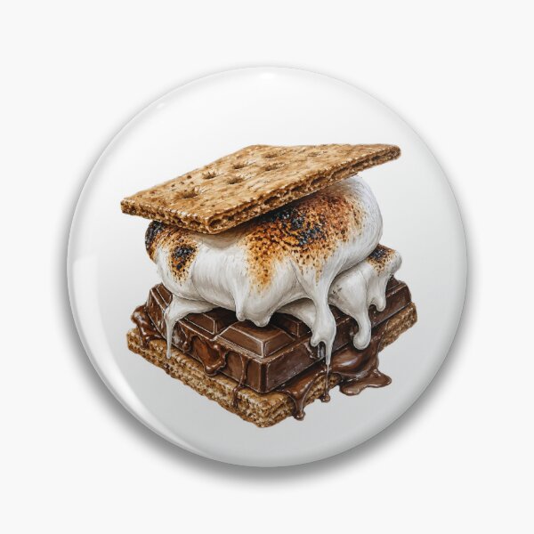 Artikelvorschau, S'more Schokoladen-Sandwich mit gerösteten Marshmallows – ein wahrer Genuss! entworfen und verkauft von Wilcox PhotoArt.