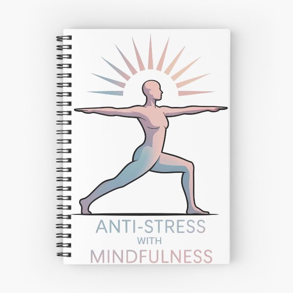 Item preview, ANTI-STRESS with Mindfulness Lunge Pose for Stress Relief designed and sold by 108stillness.