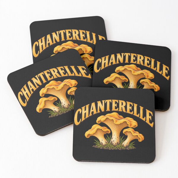 Item preview, Chanterelle Mushroom Vintage Foraging Design designed and sold by OddHobbyClub.