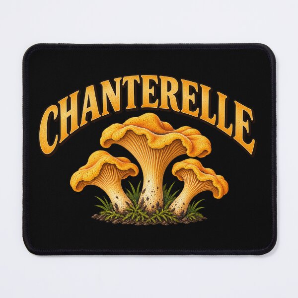 Item preview, Chanterelle Mushroom Vintage Foraging Design designed and sold by OddHobbyClub.