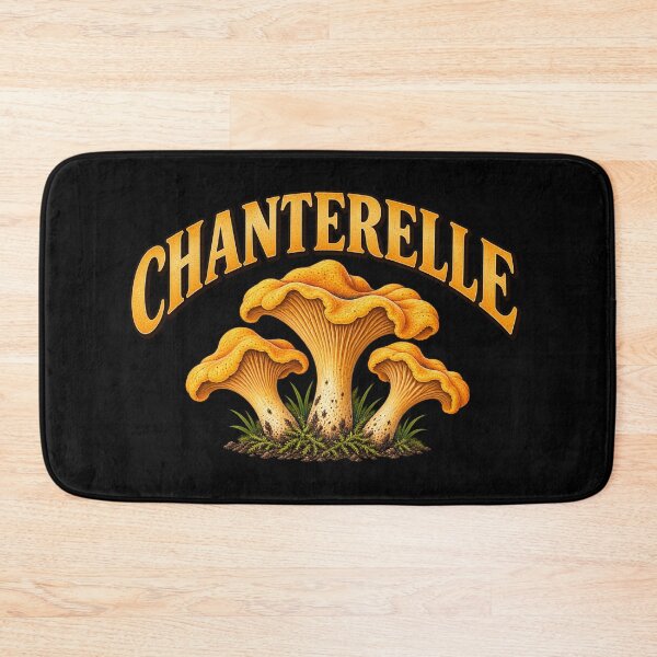 Item preview, Chanterelle Mushroom Vintage Foraging Design designed and sold by OddHobbyClub.