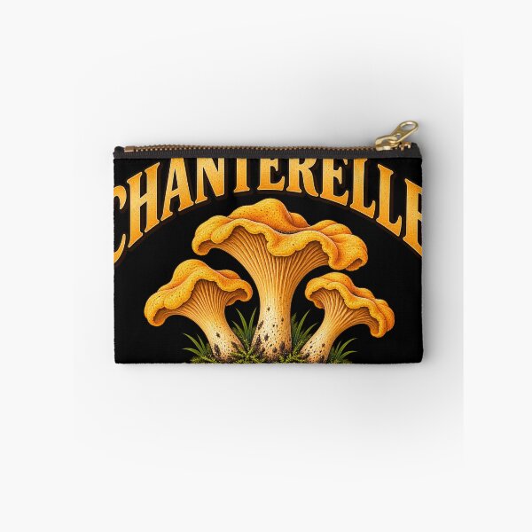 Item preview, Chanterelle Mushroom Vintage Foraging Design designed and sold by OddHobbyClub.