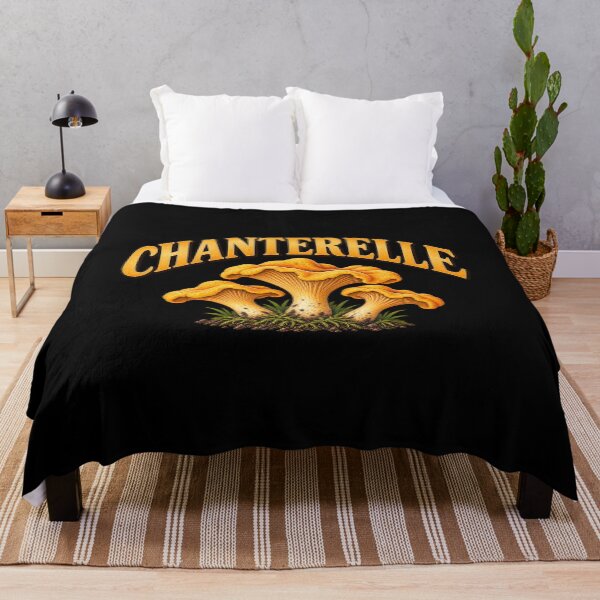 Item preview, Chanterelle Mushroom Vintage Foraging Design designed and sold by OddHobbyClub.