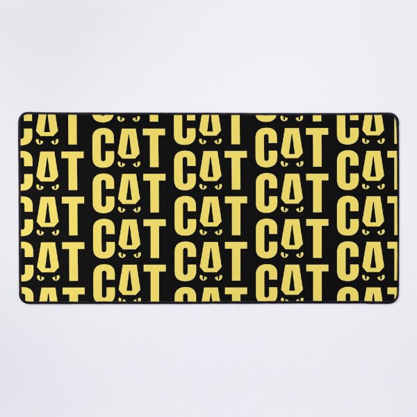Item preview, Yellow Cat Eyes Typography designed and sold by Menna2030.