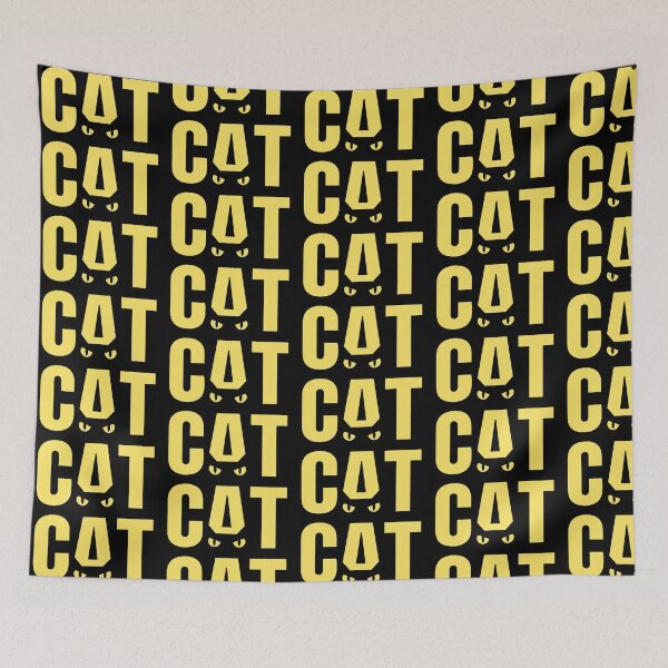 Item preview, Yellow Cat Eyes Typography designed and sold by Menna2030.