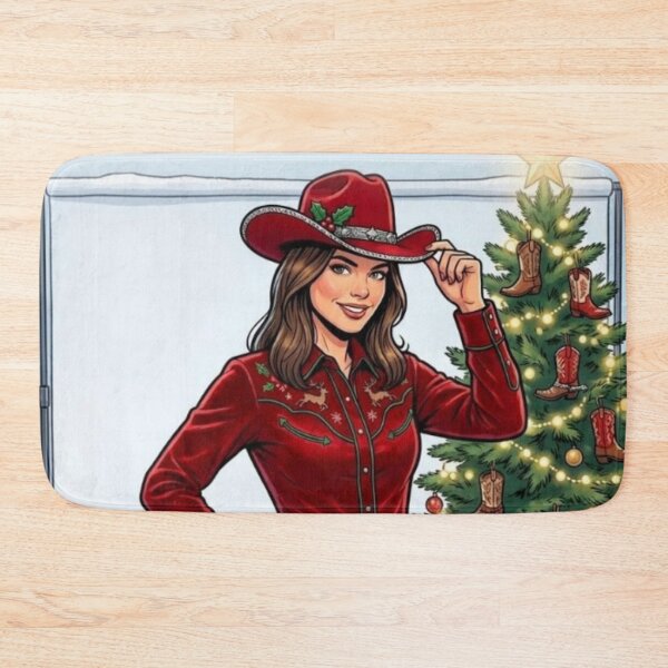 Item preview, Lederbraun: Christmas Cowgirl designed and sold by Lederbraun.