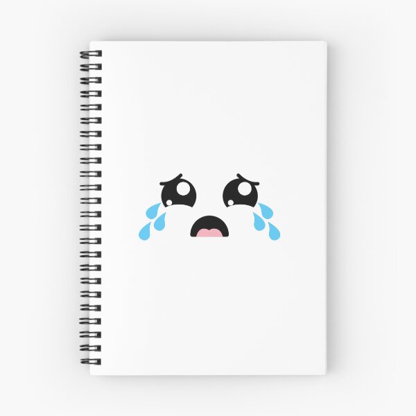Item preview, Cute kawaii sad crying eyebrows face designed and sold by BlushyPrint.