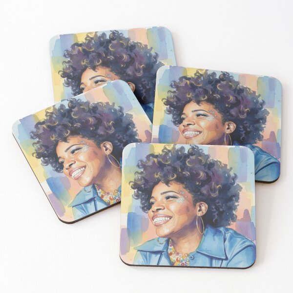 Item preview, Macy Gray, watercolour designed and sold by Pinkgnomie.