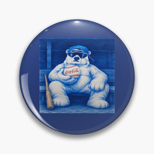 Item preview, Coca-Cola Polar Bear Baseball Dugout designed and sold by POD DYNASTY | Original Print On Demand T-Shirt Graphics.
