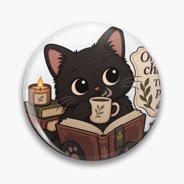 Item preview, Funny Black Cat Reading Sticker designed and sold by DOODLUMI.