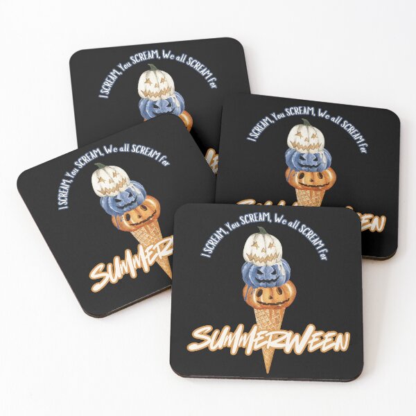Item preview, We all SCREAM for SUMMERWEEN Jack O' Lantern Ice Cream Cone designed and sold by SunandShade.