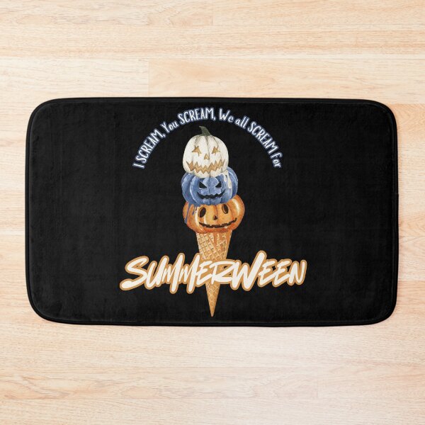 Item preview, We all SCREAM for SUMMERWEEN Jack O' Lantern Ice Cream Cone designed and sold by SunandShade.