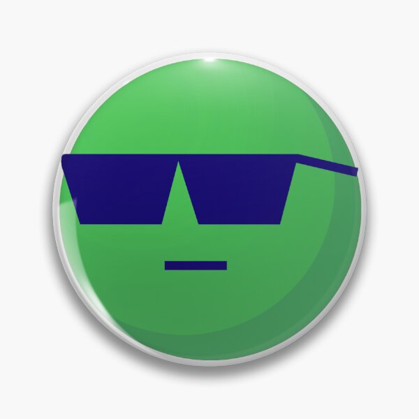 Item preview, Green Cool Emoji Icon designed and sold by AmbientArtCo.