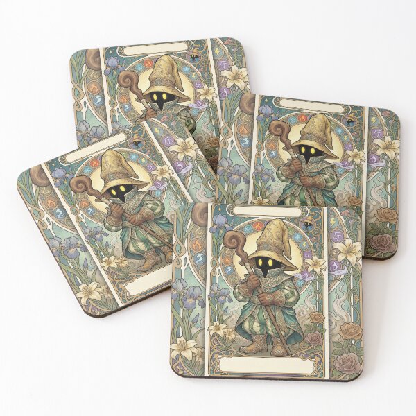 Item preview, Vivi in the style of Alphonse Mucha designed and sold by Solace Sparkles.