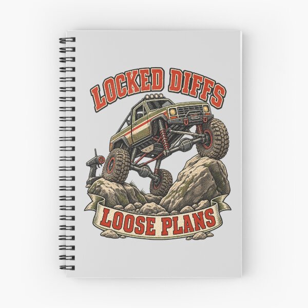 Item preview, Locked Diffs, Loose Plans – RC Rock Crawler Truck designed and sold by good vibes clothing.