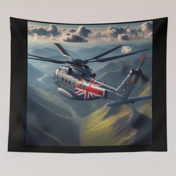 Item preview, British military Merlin helicopter designed and sold by JALNERVION SHOP.