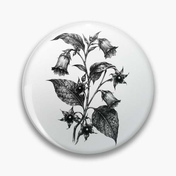 Item preview, Belladonna Botanical Engraving designed and sold by VinterMoonlight.
