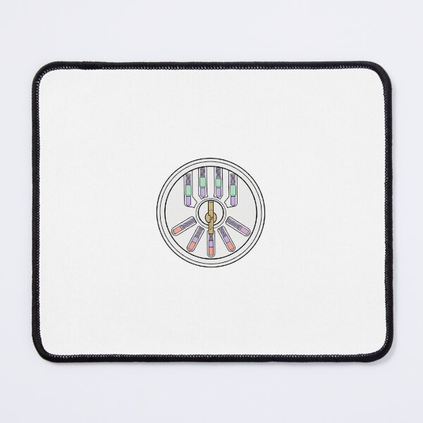 Item preview, Tubular Lock Cross-Section - Locksport Circular Mechanism Art designed and sold by Node & Switch.