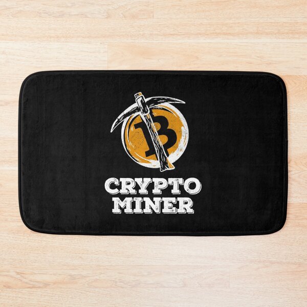 Item preview, Vintage Crypto Miner Gift For Bitcoin Miners Black designed and sold by Saad Akchich.