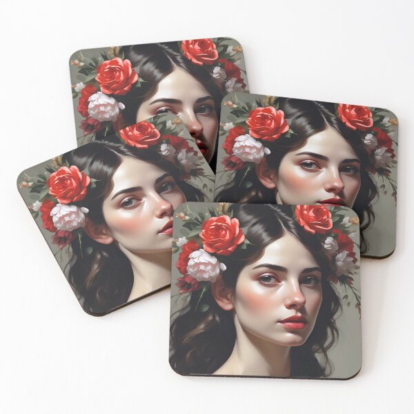 Item preview, Woman with flowers  designed and sold by MK26Designs.