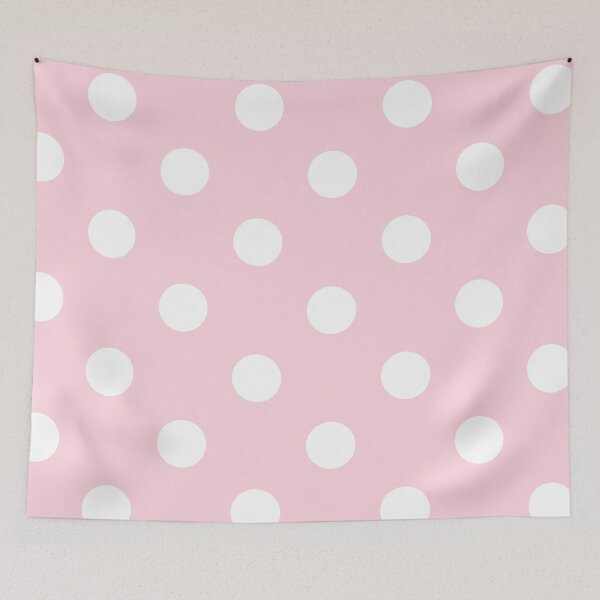 Item preview, Large pink and white polka dots designed and sold by Nolan6.