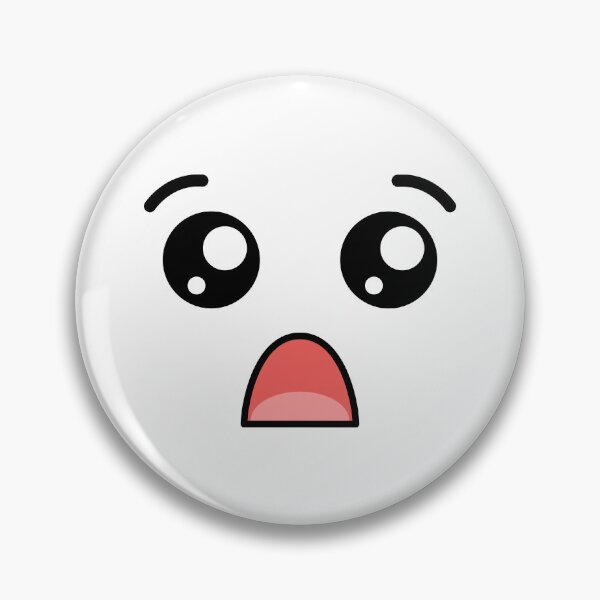 Item preview, Adorable kawaii surprised face designed and sold by BlushyPrint.