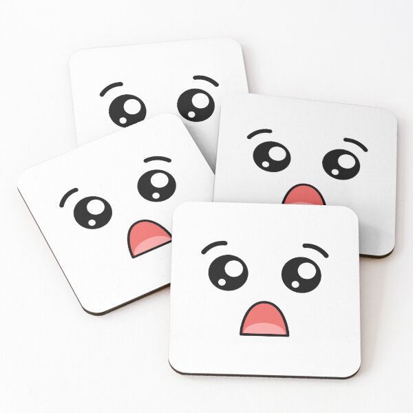Item preview, Adorable kawaii surprised face designed and sold by BlushyPrint.