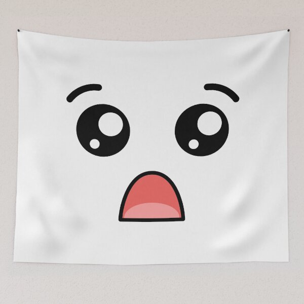 Item preview, Adorable kawaii surprised face designed and sold by BlushyPrint.