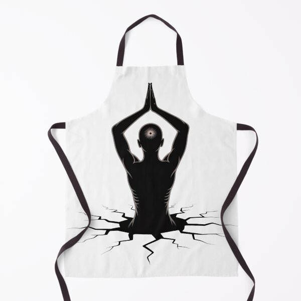 Item preview, Breaking Cracks Third Eye Meditating Figure Through for Stress designed and sold by 108stillness.